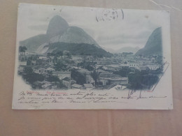 CPA -  AU PLUS RAPIDE -  BRESIL - RIO DE JANEIRO - ROTAFOGO -    VOYAGEE TIMBREE 1906 - Rio De Janeiro
