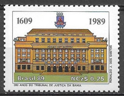 Brasil 1989 380 Anos Da Tribunal De Justiça Da Bahia RHM C1619 - Neufs