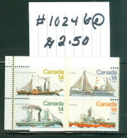 Mounted Police Montée; GRC / RCMP; Gendarmerie; Sc. # 776-9; Navire St Rock Boat; Timbres Neufs / Mint Stamps (10246-e) - Ungebraucht