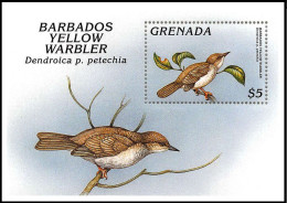 Grenada - 1996 - Birds - Yv Bf 419 - Andere & Zonder Classificatie