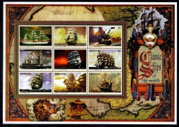 Grenada - 1996 - Classic Ships Of The World - Yv 2761/69 - Bateaux