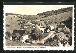 AK Oberwarmensteinach-Hütten I. Fichtelgeb., Ortsansicht Mit Jugendherberge  - Altri & Non Classificati
