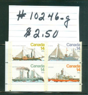 Mounted Police Montée; GRC / RCMP; Gendarmerie; Sc. # 776-9; Navire St Rock Boat; Timbres Neufs / Mint Stamps (10246-g) - Unused Stamps