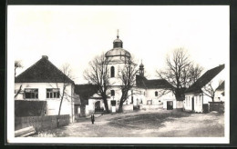 AK Hradek U. Vlasimi, Ortsansicht Mit Kirche  - Tchéquie