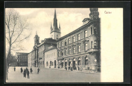 AK Tschaslau / Caslav, Partie Am Stadtplatz  - Tchéquie