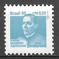 Brasil 1993 Semana De Combate à Hanseníase - Santiago Uchoa RHM C1879 H-30 - Unused Stamps