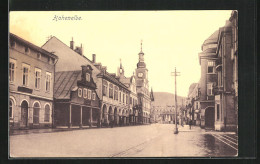 AK Hohenelbe / Vrchlabi, Ortsansicht Mit Strassenblick  - Tchéquie