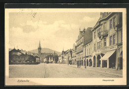 AK Hohenelbe / Vrchlabi, Partie Auf Der Hauptstrasse  - Tschechische Republik