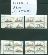 Mounted Police Montée; GRC / RCMP; Gendarmerie; Sc. # 776-9; Navire St Rock Boat; Timbres Neufs / Mint Stamps (10246-h) - Ungebraucht