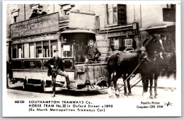 SOUTHAMPTON TRAMWAY Co. - Horse Tram No. 22 In Oxford Street C1890 - Pamlin M3130 - Buses & Coaches
