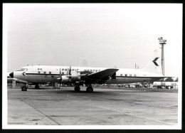Fotografie Flugzeug Douglas DC-6, Passagierflugzeug Der Pacific Western  - Luftfahrt