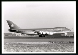 Fotografie Flugzeug Boeing 747 Jumbojet, Passagierflugzeug Der Royal Jordanian, Kennung JY-AFA  - Aviation