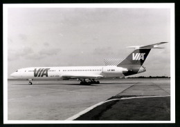 Fotografie Flugzeug Tupolew Tu-154, Passagierflugzeug Der VIA, Kennung LZ-MIK  - Aviation