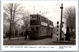 WEST NORWOOD TRAM TERMINUS - Last Day 5.1.1992 - Pamlin M54 - Buses & Coaches