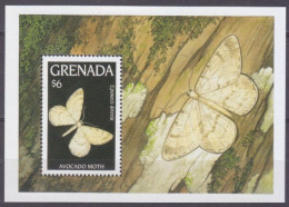 Grenada - 1993 - Insects: Moth - Yv Bf 327 - Sonstige & Ohne Zuordnung