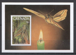 Grenada - 1993 - Insects: Moth - Yv Bf 317 - Andere & Zonder Classificatie
