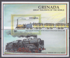 Grenada - 1992 - Train - Yv Bf 289 - Trains