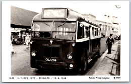 L.T. BUS  Q99 - Reigate - 12.8.1948 - Pamlin M44 - Bus & Autocars