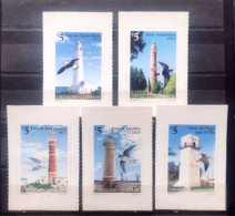 D660. Lighthouses - Phares - Uruguay Yv 2621-25 -  MNH - 5,85 - Lighthouses