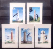 D660. Lighthouses - Phares - Uruguay Yv 2621-25 -  MNH - 5,85 - Leuchttürme