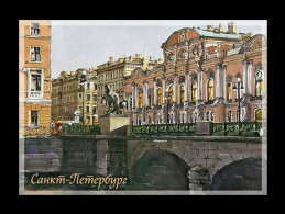 Postcard Russia 2019-083 Anichkov Bridge In Saint Petersburg - Postwaardestukken