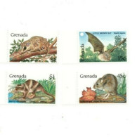 Grenada - 1990 - Bat, Mouse - Yv 1882/85 - Autres & Non Classés