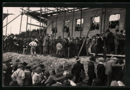 Foto-AK Onstmettingen, Bau Des Nägelehauses  - Autres & Non Classés