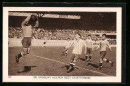 AK Olympia 1928, De Urugay Keeper Redt Schitterend, Fussball  - Fussball