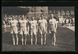 AK Stockholm, Olympia 1912, The Swedish Team In The Team Race  - Autres & Non Classés