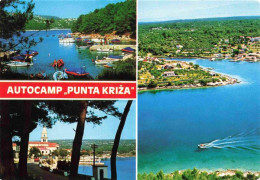 73980095 Cres_Croatia Autocamp Punta Kriza Bootshafen Kirche Fliegeraufnahme - Kroatien