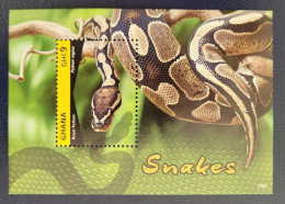 Ghana - 2015 - Snakes - Yv Bf 531 - Serpents