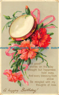 R163168 Greetings. A Happy Birthday. Flowers. 1910 - Monde