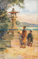 R162656 A Stone Lantern. A. B. Shaw - Monde