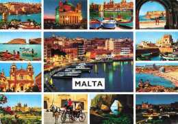 73979962 Malta__Insel Teilansichten Bauwerke Strand Grotte Hafen - Malte