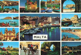 73979961 Malta__Insel Teilansichten Bauwerke Strand Grotte Hafen - Malta