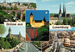 73979950 LUXEMBOURG__Luxemburg Panorama Cathedrale Caisse D'Epargne Pont Adolphe - Otros & Sin Clasificación
