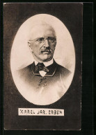 Künstler-AK Portrait Von Karel Jar. Erben  - Schrijvers