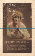 R162681 Greetings. A Happy New Year. Woman. Regent - Welt