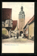 AK Uffenheim, Würzburger Thor  - Wuerzburg