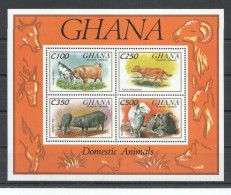 Ghana - 1993 - Domestic Animals - Yv Bf 238 - Andere & Zonder Classificatie