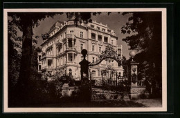 AK Franzensbad, Wolf`s Hotel Imperial Vom Park Aus  - Tschechische Republik