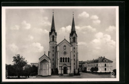 AK Filippsdorf, Kirche Und Kloster  - Tchéquie