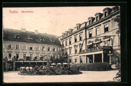 AK Teplitz Schönau / Teplice, Blick Auf Das Herrenhaus  - Tchéquie