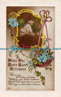 R163212 Greetings. To Wish You Many Happy Returns. RP. 1924 - Monde
