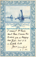 R163613 Old Postcard. Sailing Boats. 1901 - Monde