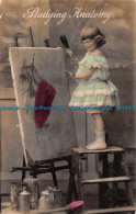 R163631 Studying Anatomy. Girl Painting. Alexander - Monde
