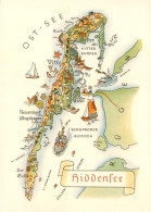 73909314 Insel Hiddensee Panoramakarte - Autres & Non Classés