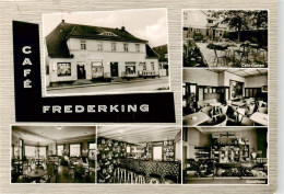 73909260 Stolzenau Weser Cafe Frederking Garten Gastraeume Bar Konditorei - Sonstige & Ohne Zuordnung