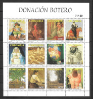 (LOT412) Colombia Sheet Postage Stamps. 2001. Sc 1174. XF MNH - Colombie