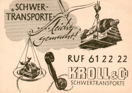 73909172 Berlin Fa Kroll Schwertransporte - Autres & Non Classés